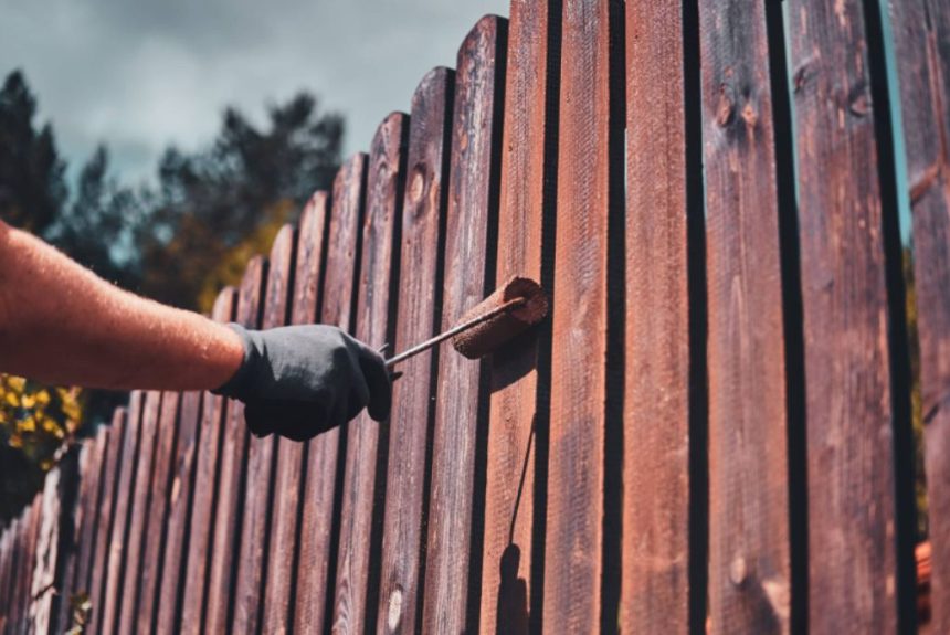 How To Paint A Fence Fast